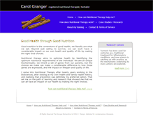 Tablet Screenshot of carolgranger.co.uk